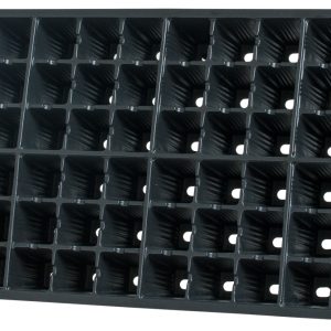 72-cell square plug flat insert for seed starting, cloning, and propagation trays.