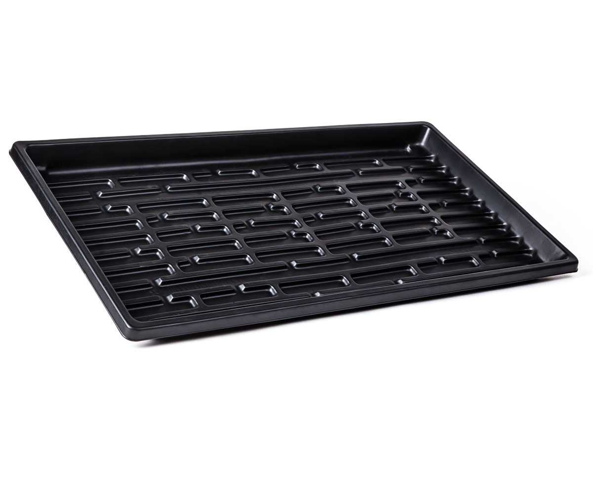 SunBlaster Double Thick Microgreen Tray with Holes, 10X20 plus x1.25 Deep