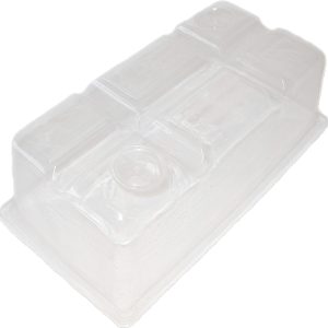7-inch Nano humidity dome with adjustable vents for 10oX20 propagation trays and indoor growing.