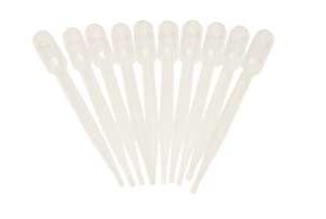 3 mL transfer pipettes for measuring nutrients and hydroponic solutions. May be used to transfer small seeds more easily.