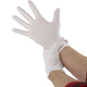 Mad Farmer White Nitrile Horticulture Gloves, Size XL, Box of 100