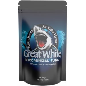Great White Mycorrhizal Fungi root enhancer for stronger plant roots